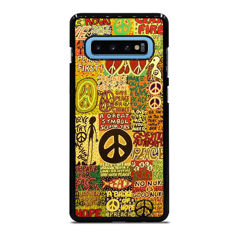 PEACE TAPESTRY PATTERN Samsung Galaxy S10 Plus Case Cover