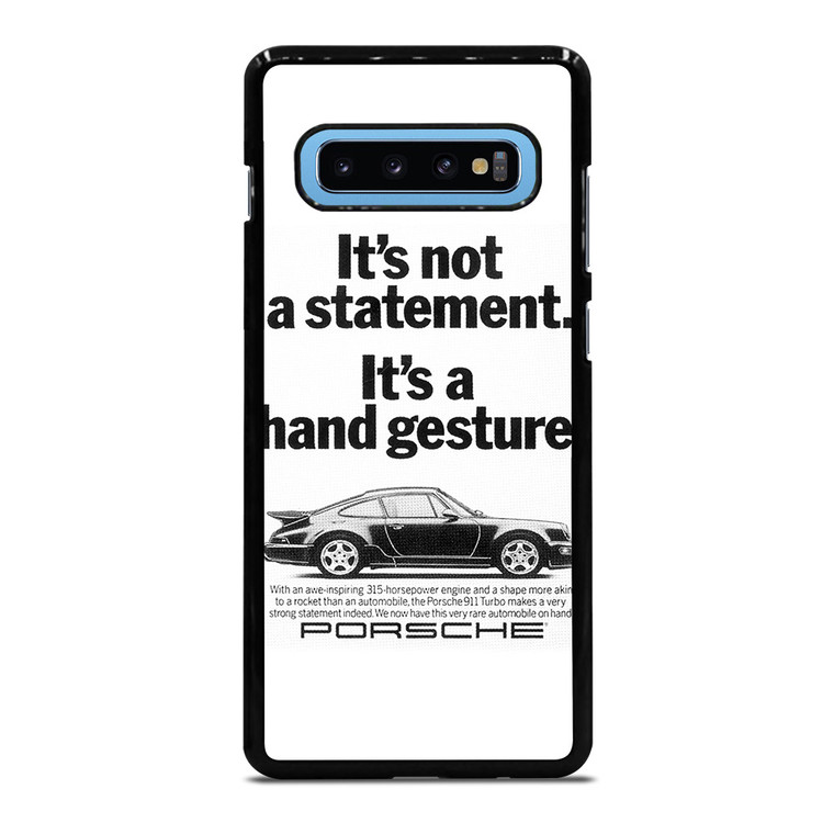 PORSHCE CAYMAN VINTAGE ADS Samsung Galaxy S10 Plus Case Cover