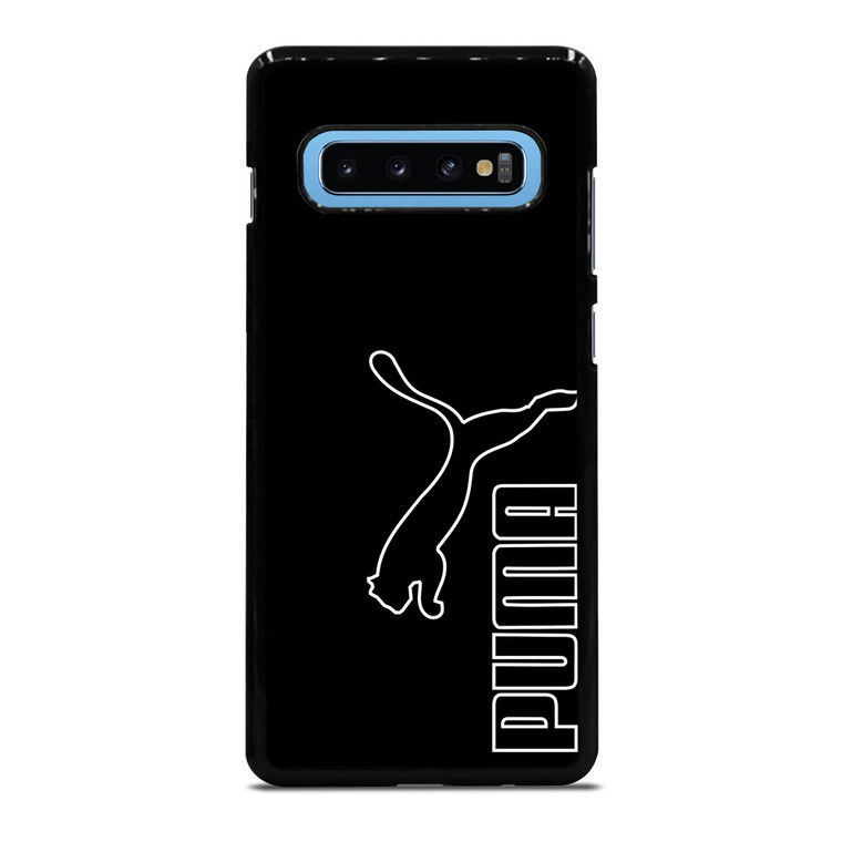 PUMA LOGO BLACK Samsung Galaxy S10 Plus Case Cover