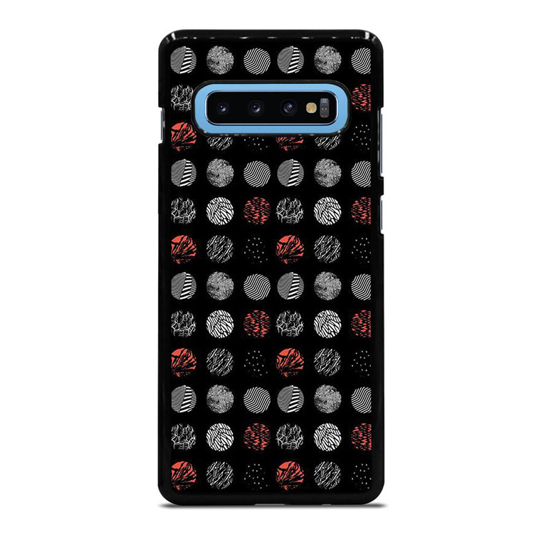 TWENTY ONE PILOTS BLURRYFACE PATTERN Samsung Galaxy S10 Plus Case Cover