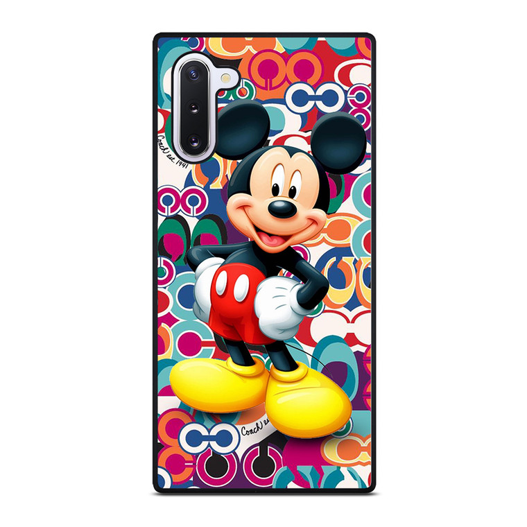 COACH NEW YORK MICKEY MOUSE CUTE Samsung Galaxy Note 10 Case Cover