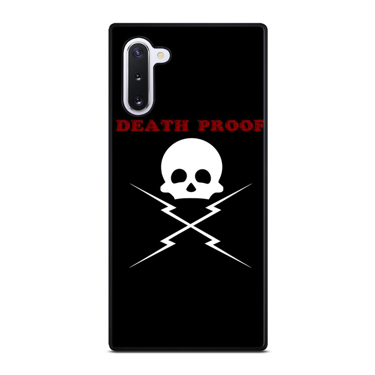DEATH PROOF SKULL LOGO Samsung Galaxy Note 10 Case Cover