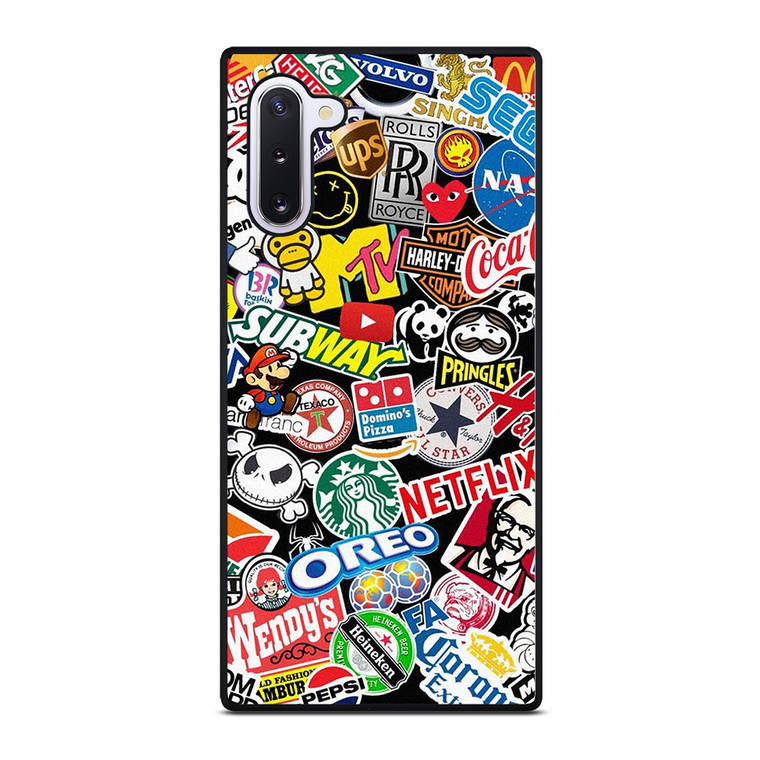 FAMOUS BRAND LOGO MIX Samsung Galaxy Note 10 Case Cover