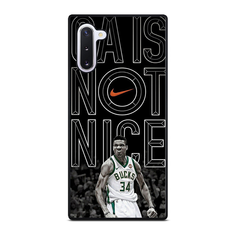 GIANNIS ANTETOKOUNMPO BUCKS Samsung Galaxy Note 10 Case Cover