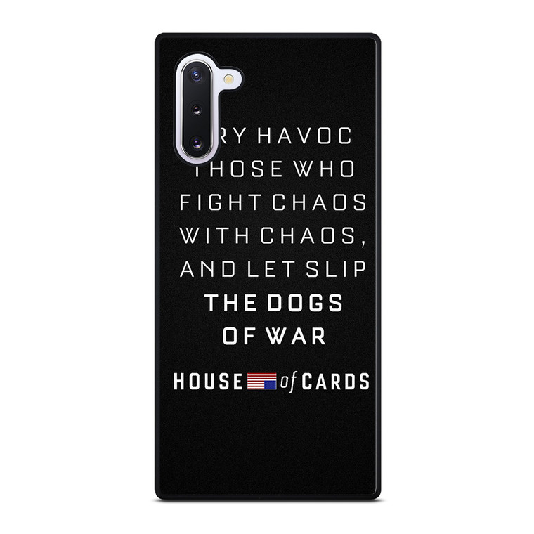 HOUSE OF CARDS QUOTES Samsung Galaxy Note 10 Case Cover HOUSE OF CARDS QUOTES Samsung Galaxy Note 10 Case Cover