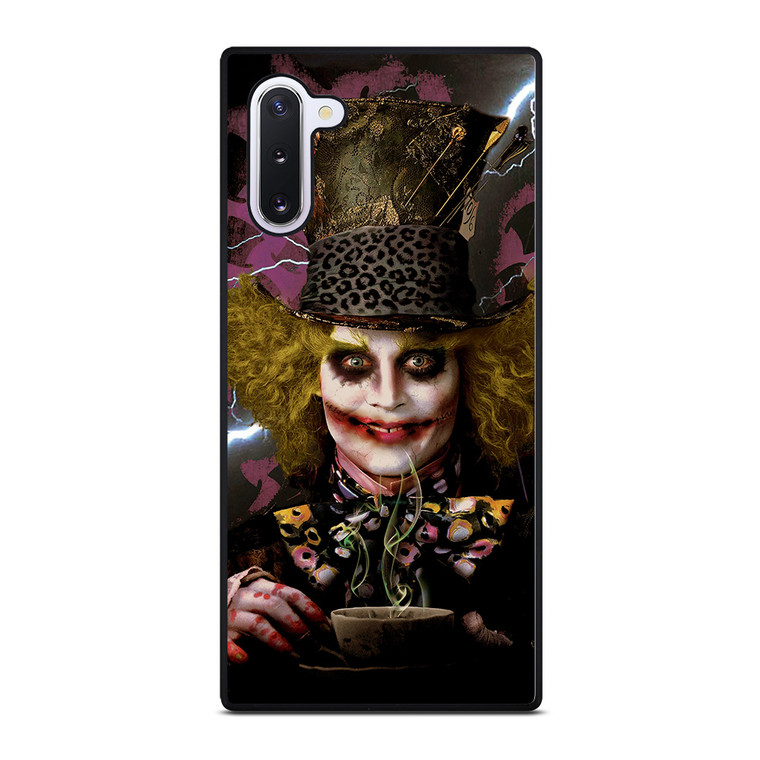 MAD HATTER ALICE IN WONDERLAND MOVIES Samsung Galaxy Note 10 Case Cover