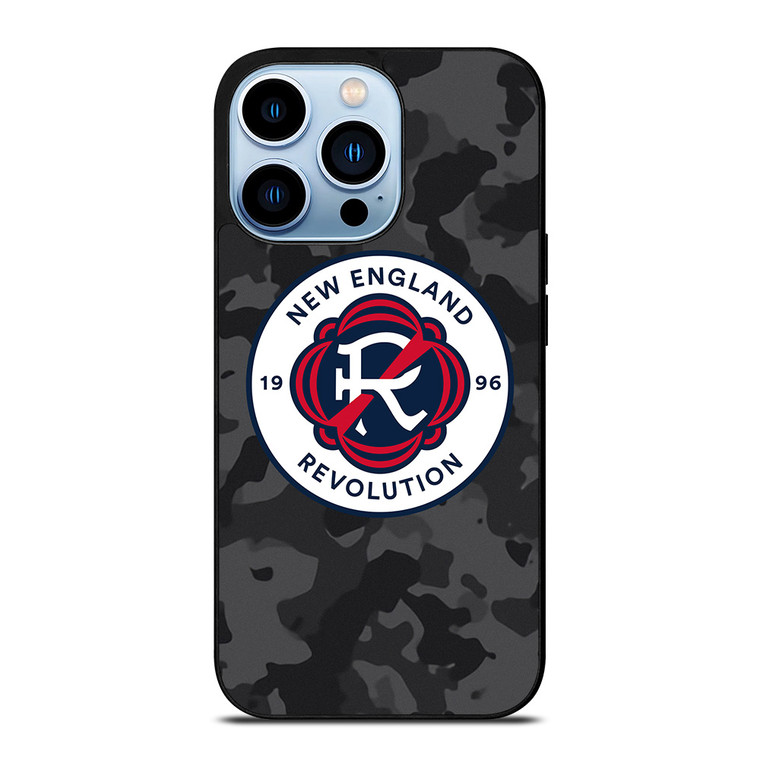 NEW ENGLAND REVOLUTION MLS BLACK CAMO iPhone 13 Pro Max Case Cover