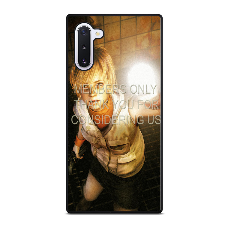 SILENT HILL MEMBERS ONLY Samsung Galaxy Note 10 Case Cover