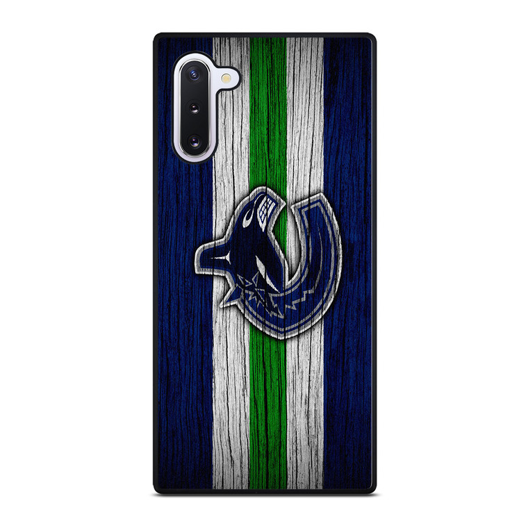 VANCOUVER CANUCKS WOODEN LOGO Samsung Galaxy Note 10 Case Cover