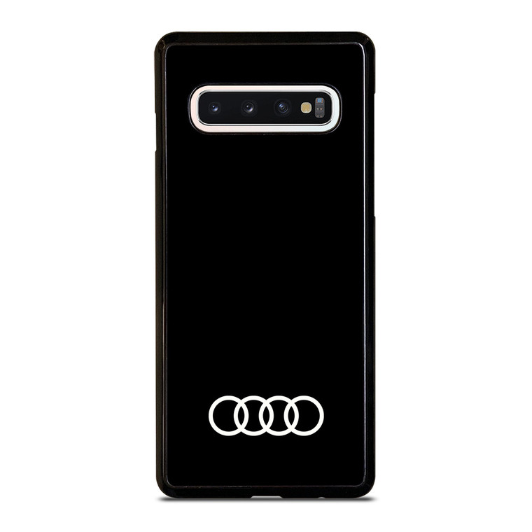AUDI CAR LOGO BLACK Samsung Galaxy S10 Case Cover