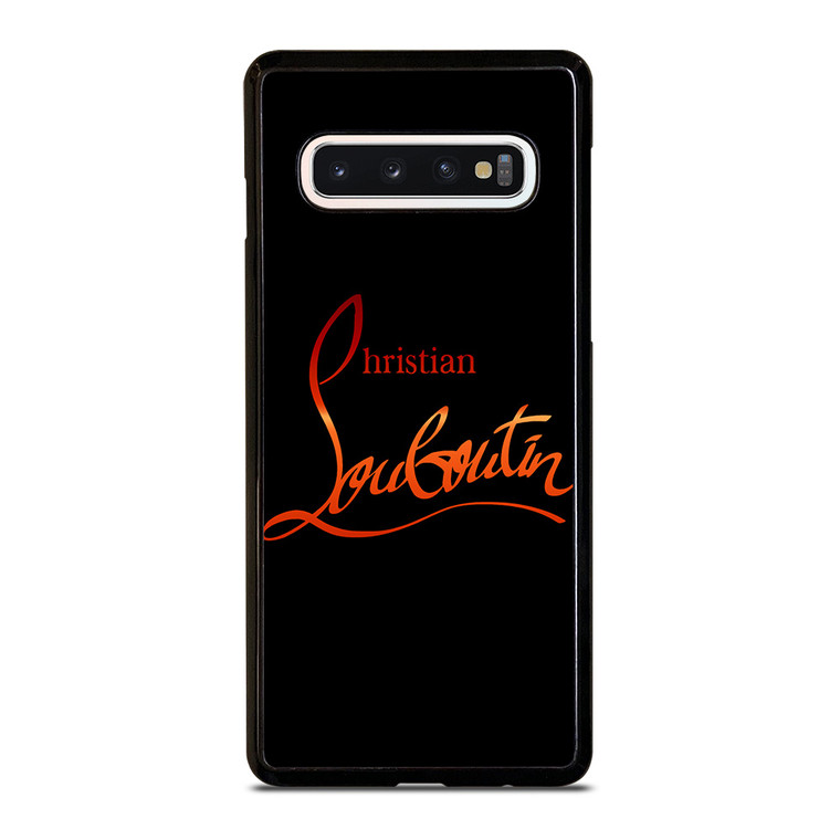 CHRISTIAN LOUBOUTIN RED LOGO Samsung Galaxy S10 Case Cover