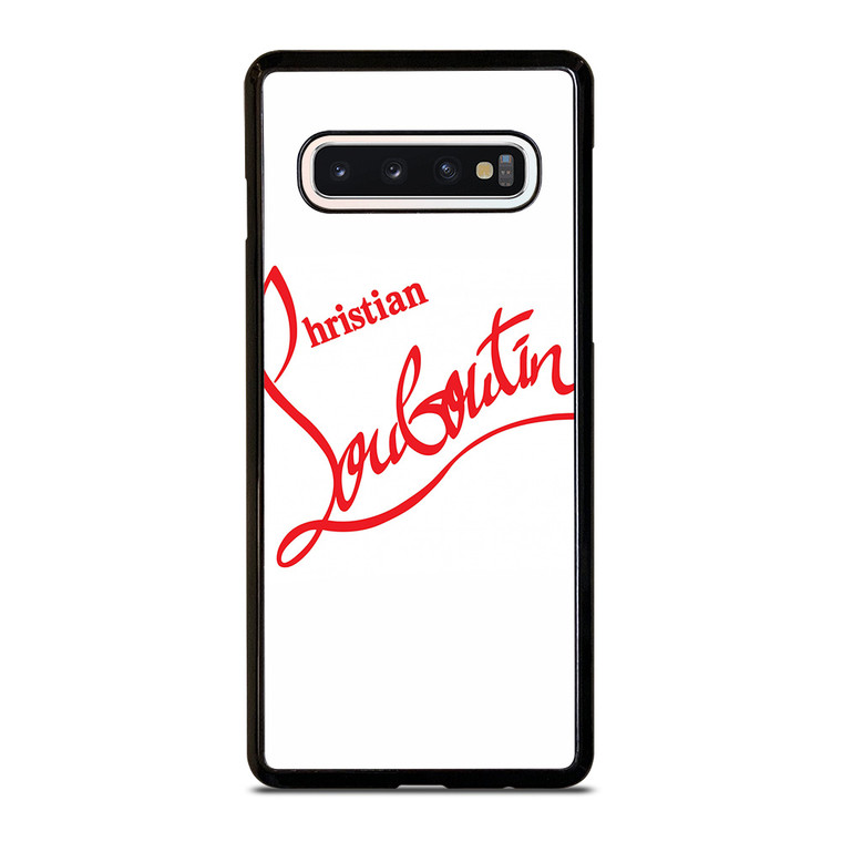 CHRISTIAN LOUBOUTIN WHITE Samsung Galaxy S10 Case Cover