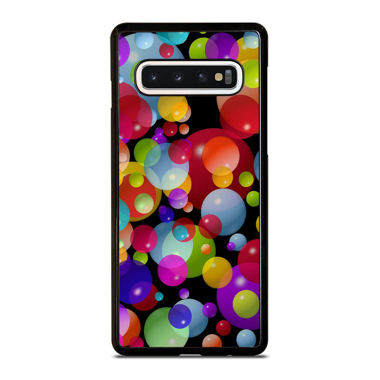 COLURFUL BUBBLES PATTERN Samsung Galaxy S10 Case Cover