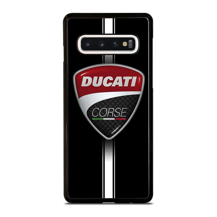 DUCATI CORSE MOTOR LOGO Samsung Galaxy S10 Case Cover