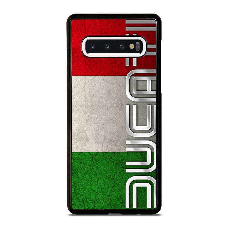 DUCATI MOTOR ITALY FLAG Samsung Galaxy S10 Case Cover