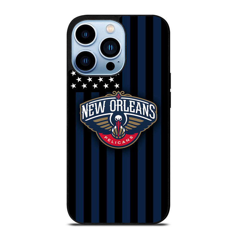 NEW ORLEANS NBA USA FLAG iPhone 13 Pro Max Case Cover