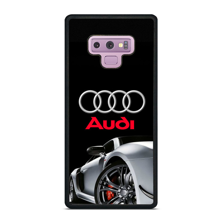 AUDI CAR LOGO 2 Samsung Galaxy Note 9 Case Cover AUDI CAR LOGO 2 Samsung Galaxy Note 9 Case Cover