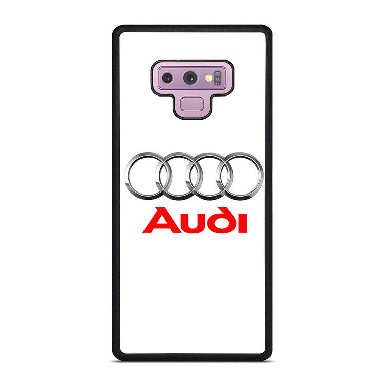 AUDI CAR LOGO Samsung Galaxy Note 9 Case Cover AUDI CAR LOGO Samsung Galaxy Note 9 Case Cover