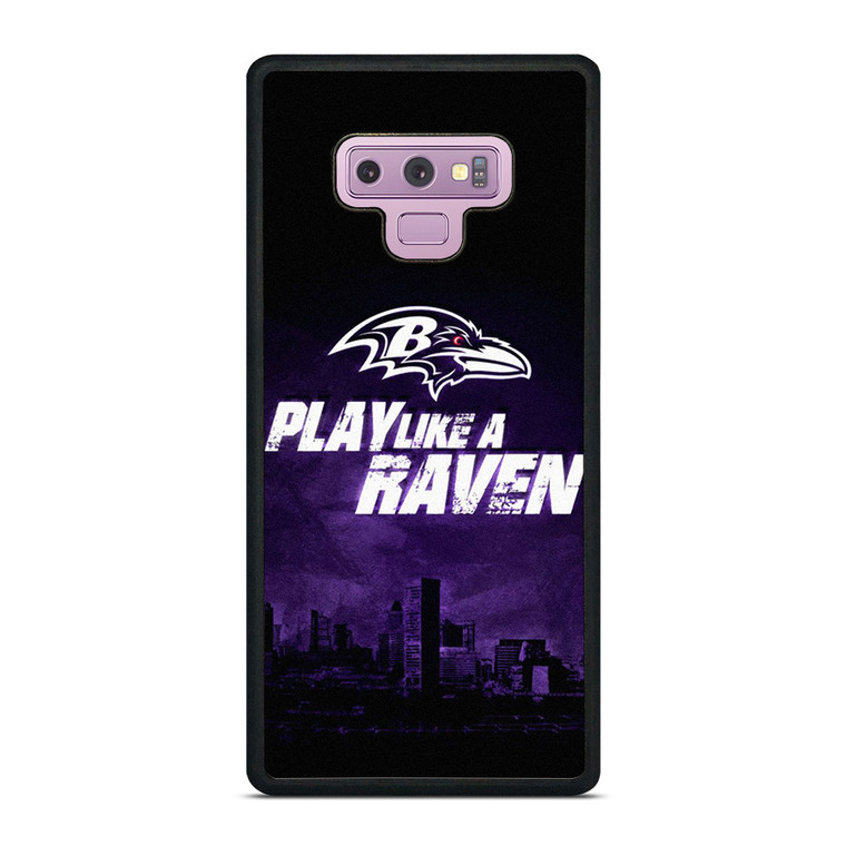 BALTIMORE RAVENS WORD Samsung Galaxy Note 9 Case Cover BALTIMORE RAVENS WORD Samsung Galaxy Note 9 Case Cover