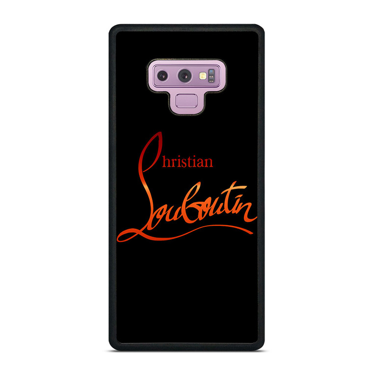 CHRISTIAN LOUBOUTIN RED LOGO Samsung Galaxy Note 9 Case Cover
