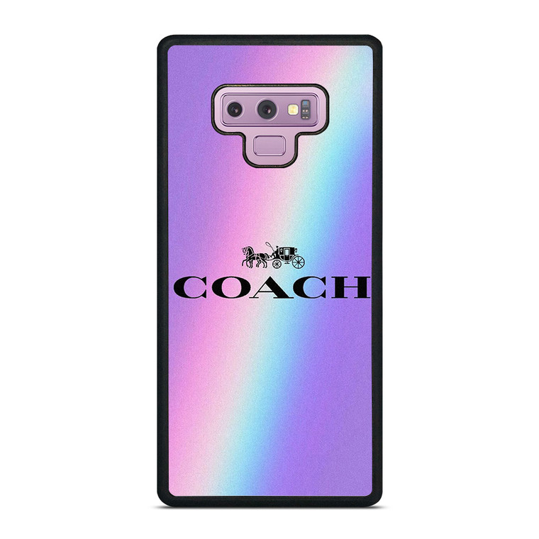 COACH NEW YORK VINTAGE RAINBOW Samsung Galaxy Note 9 Case Cover