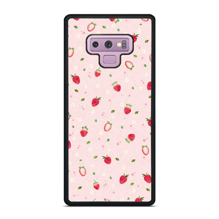 CUTE STRAWBERRY PATTERN Samsung Galaxy Note 9 Case Cover