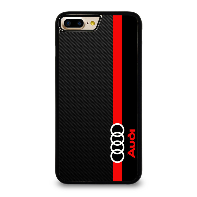 AUDI RED STRIPE LOGO iPhone 7 / 8 Plus Case Cover