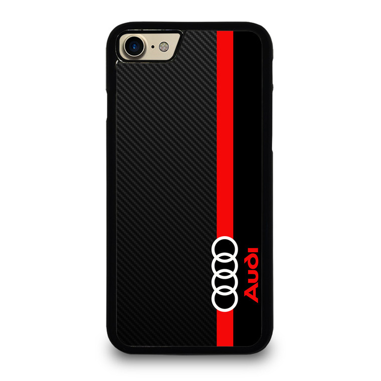 AUDI RED STRIPE LOGO iPhone 7 / 8 Case Cover