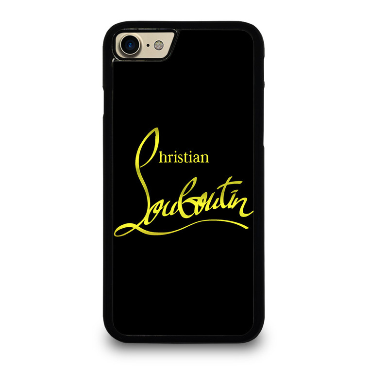 CHRISTIAN LOUBOUTIN GOLD LOGO iPhone 7 / 8 Case Cover