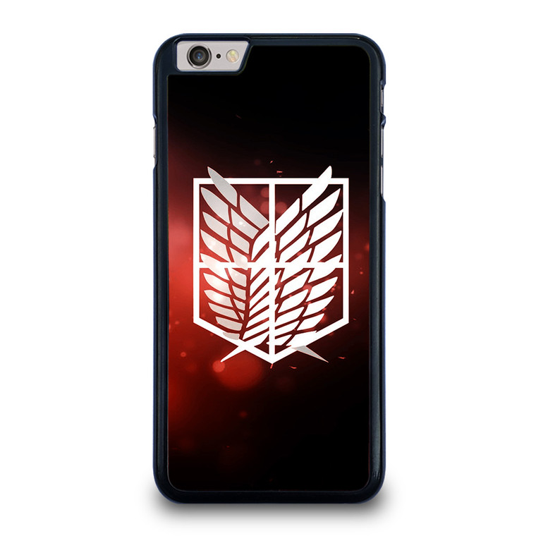 ATTACK ON TITAN LOGO RED iPhone 6 / 6S Plus Case Cover