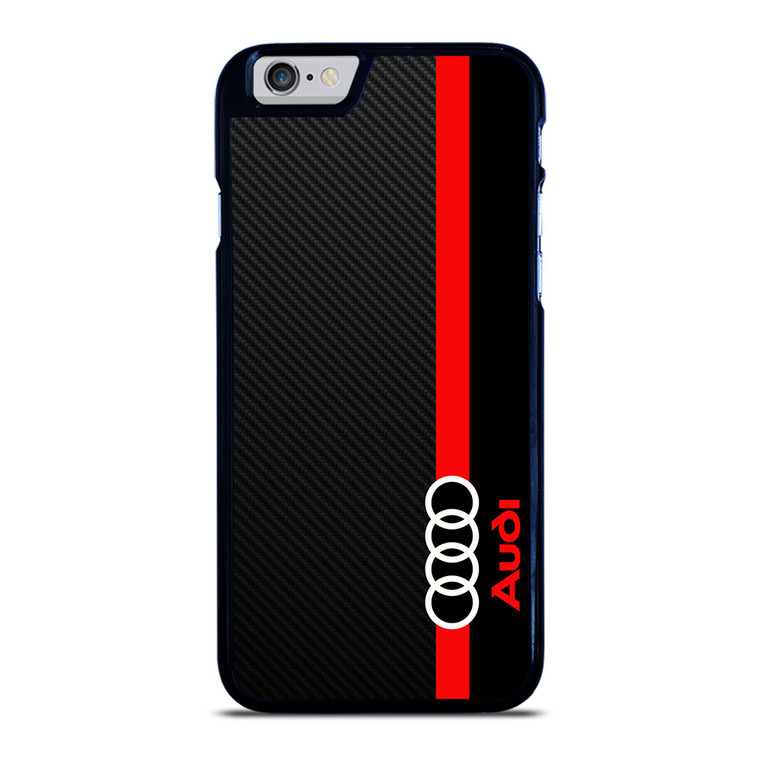 AUDI RED STRIPE LOGO iPhone 6 / 6S Case Cover