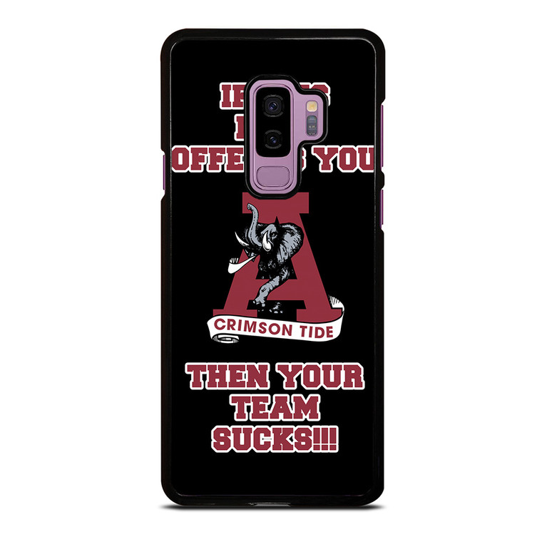 ALABAMA CRIMSON TIDE FANS Samsung Galaxy S9 Plus Case Cover
