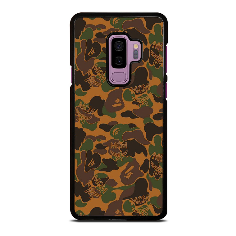 BAPE X MCM WORLDWIDE Samsung Galaxy S9 Plus Case Cover