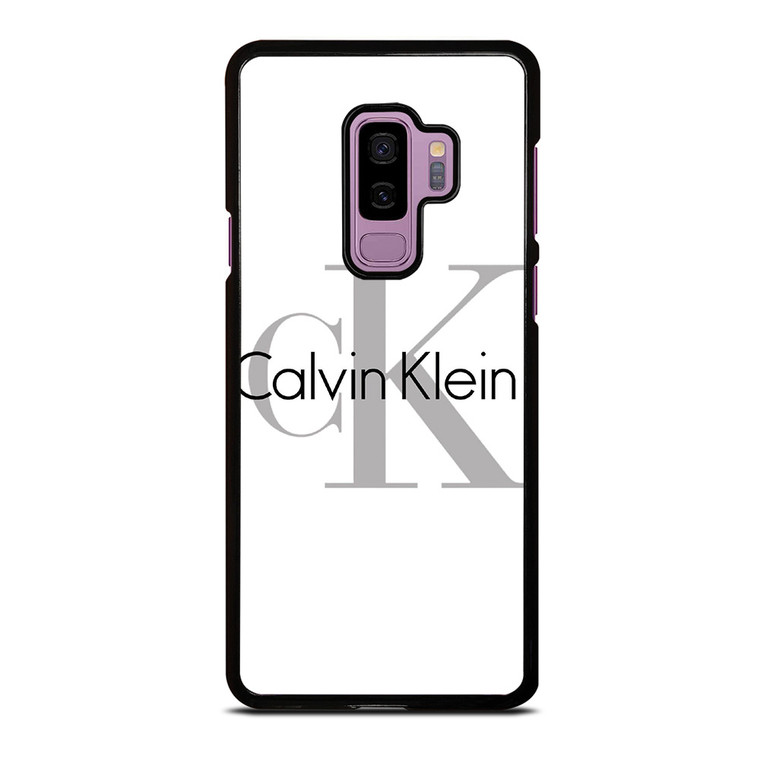 CALVIN KLEIN WHITE LOGO Samsung Galaxy S9 Plus Case Cover