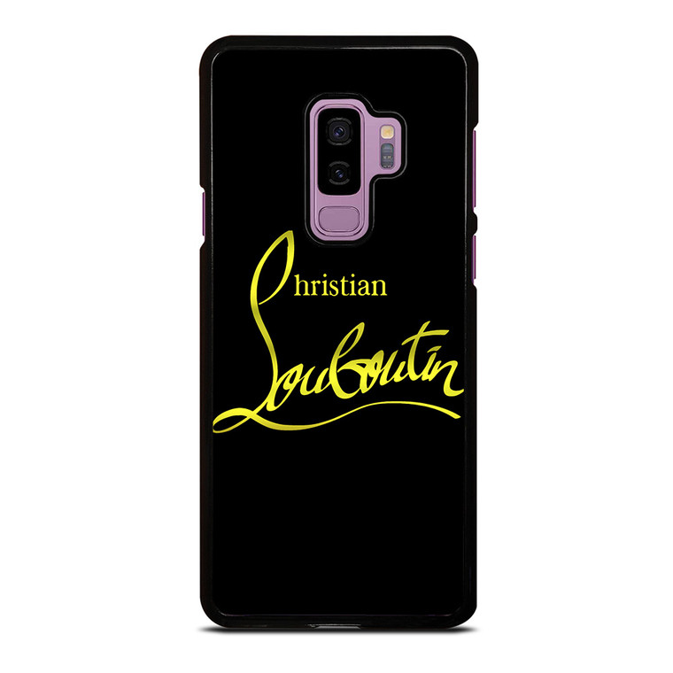 CHRISTIAN LOUBOUTIN GOLD LOGO Samsung Galaxy S9 Plus Case Cover