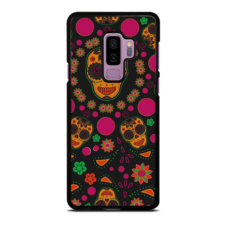 DIA DE LOS MUERTOS PATTERN Samsung Galaxy S9 Plus Case Cover