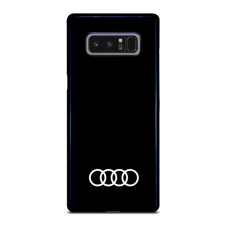 AUDI CAR LOGO BLACK Samsung Galaxy Note 8 Case Cover AUDI CAR LOGO BLACK Samsung Galaxy Note 8 Case Cover