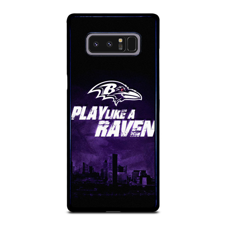 BALTIMORE RAVENS WORD Samsung Galaxy Note 8 Case Cover BALTIMORE RAVENS WORD Samsung Galaxy Note 8 Case Cover