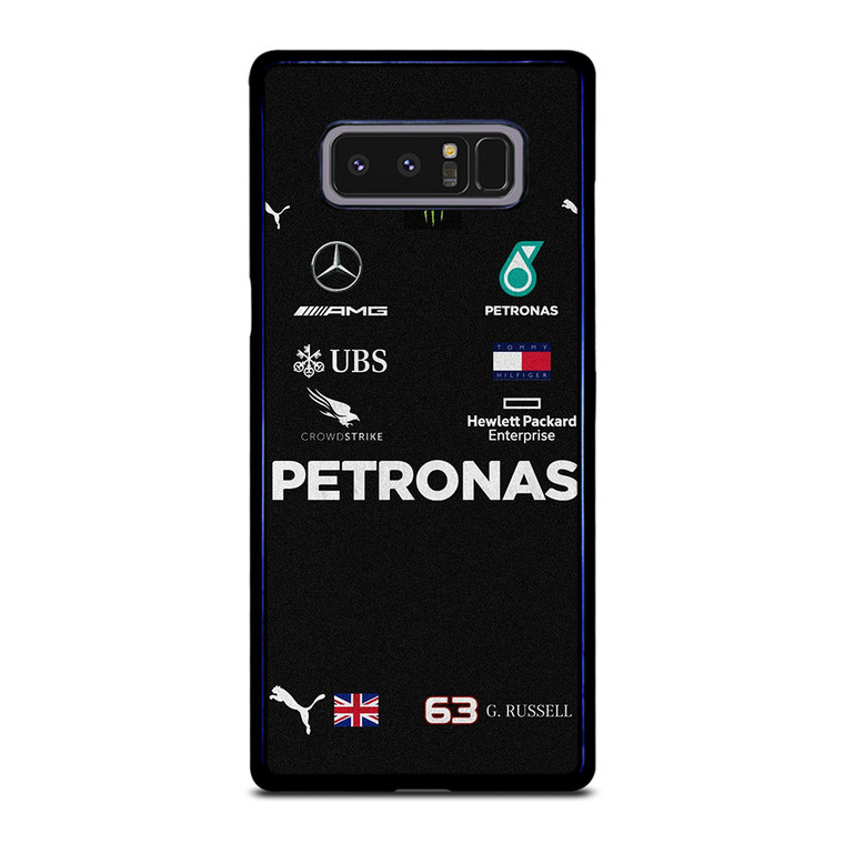 GEORGE RUSSEL FORMULA ONE Samsung Galaxy Note 8 Case Cover