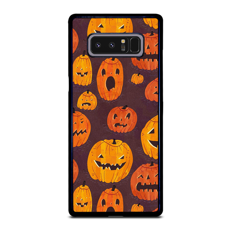 HALLOWEEN PUMPKINS PATTERN Samsung Galaxy Note 8 Case Cover