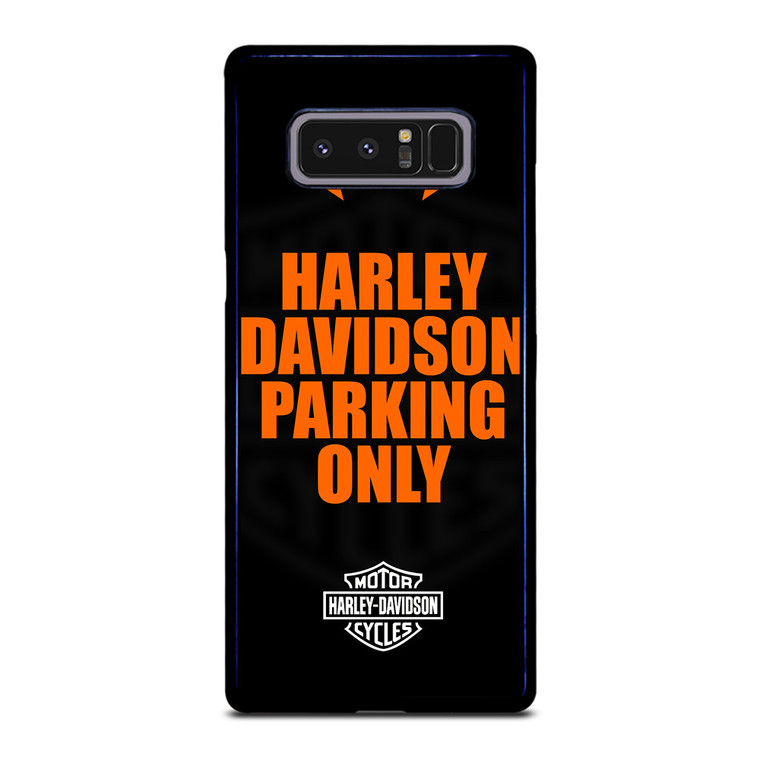 HARLEY DAVIDSON PARKING ONLY Samsung Galaxy Note 8 Case Cover