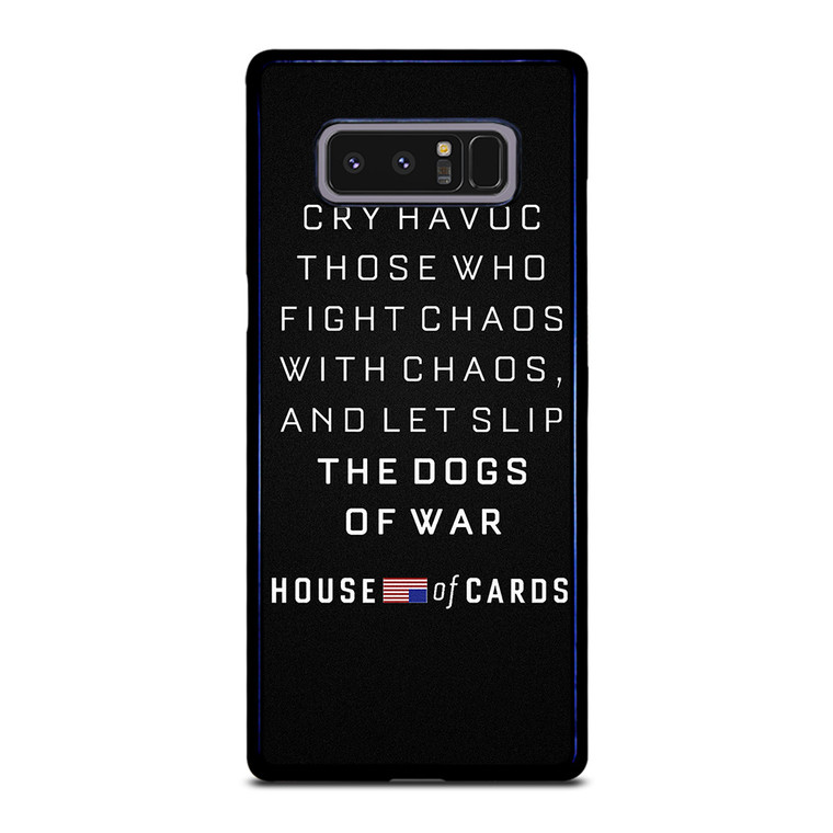 HOUSE OF CARDS QUOTES Samsung Galaxy Note 8 Case Cover HOUSE OF CARDS QUOTES Samsung Galaxy Note 8 Case Cover