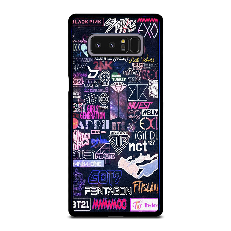 KPOP BAND ALL Samsung Galaxy Note 8 Case Cover