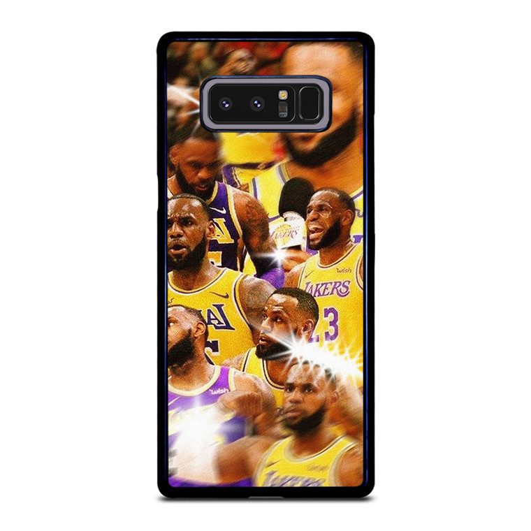 LEBRON JAMES LAKERS COLLAGE 2 Samsung Galaxy Note 8 Case Cover