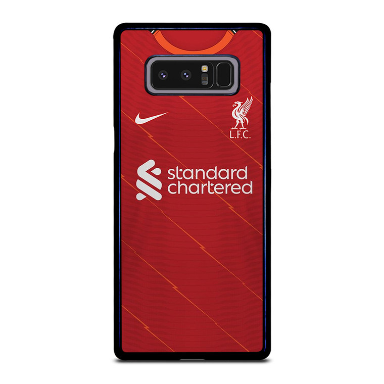 LIVERPOOL JERSEY HOME 2021 Samsung Galaxy Note 8 Case Cover LIVERPOOL JERSEY HOME 2021 Samsung Galaxy Note 8 Case Cover