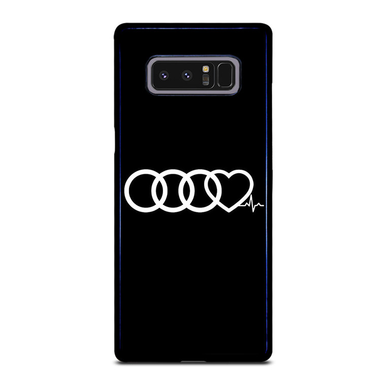 LOVE AUDI CAR Samsung Galaxy Note 8 Case Cover LOVE AUDI CAR Samsung Galaxy Note 8 Case Cover