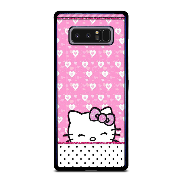 LOVELY HELLO KITTY Samsung Galaxy Note 8 Case Cover