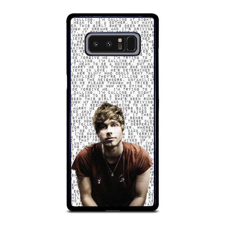 LUKE HEMMINGS 5 SECONDS OF SUMMER Samsung Galaxy Note 8 Case Cover