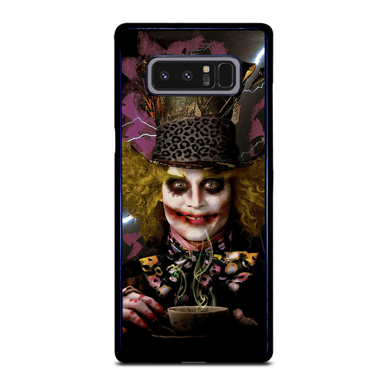 MAD HATTER ALICE IN WONDERLAND MOVIES Samsung Galaxy Note 8 Case Cover