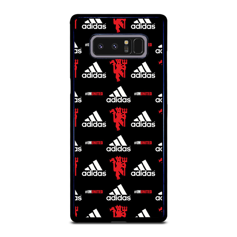 MANCHESTER UNITED ADIDAS PATTERN Samsung Galaxy Note 8 Case Cover MANCHESTER UNITED ADIDAS PATTERN Samsung Galaxy Note 8 Case Cover